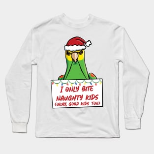 Only Bite Naughty Kids Yellow-headed Amazon Long Sleeve T-Shirt